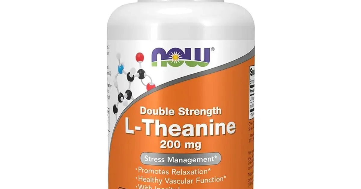 NOW Foods L-Theanine Double Strength 200 mg — Sleep